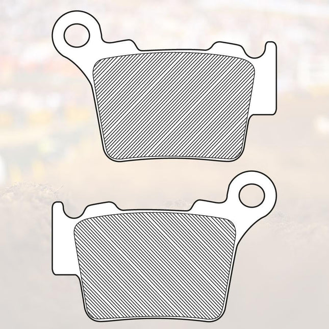 Brake Pads Sintered RC-1, Renthal BP-108, BP108 Works, 39-368, 41-935.H.REN