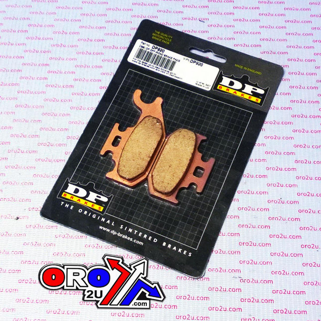 Brake Pads Sintered Dp Brakes, DP920 Premium 41-920.H.DP, 39-413