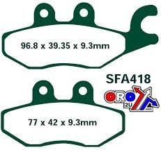 Brake Pads Std Scooter Organic, Ebc SFA418