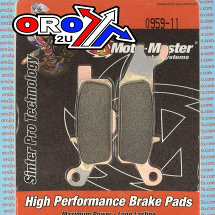 Brake Pads Disc Moto-master, Semi-metallic Std 095911