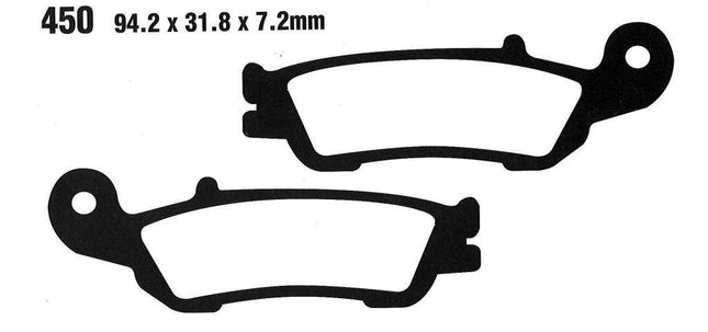 Brake Pads Sintered Dp Brakes, DP983 Premium 41-983.H.DP
