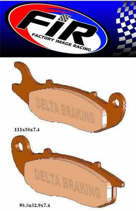 Brake Pads Sintered Metal Hs, Mx-n High Friction, DB2177-N [Type FA465]