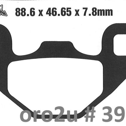 Brake Pads Sintered FA489R Ebc 39-489