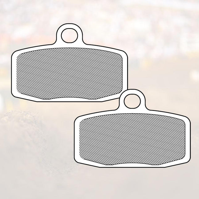 Brake Pads Sintered RC-1, Renthal BP-117, BP117 Works, 39-612, 41-117.H.REN