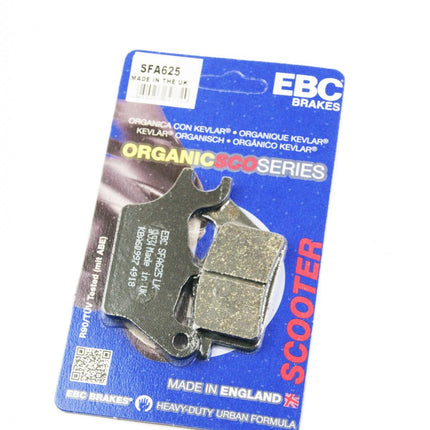 Brake Pads Std Scooter Organic, Ebc SFA625