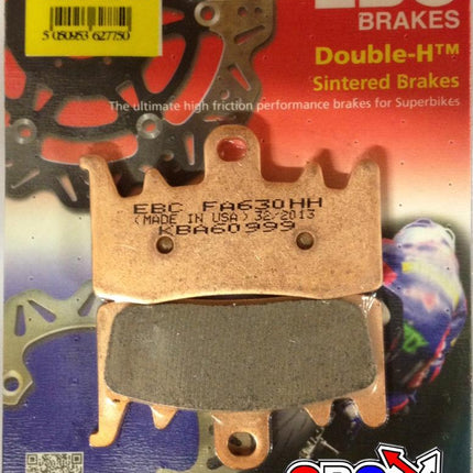 Brake Pads Sintered Metal, Ebc FA630HH Gold, 39-630