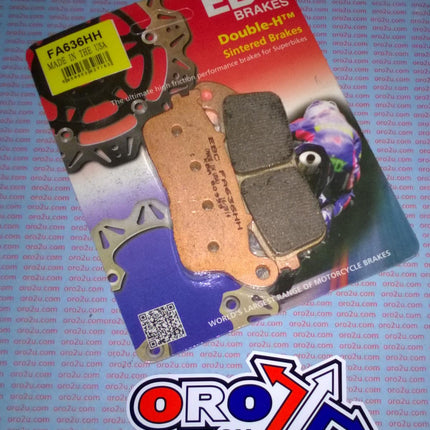 Brake Pads Disc Sintered-metal, Ebc FA636HH Honda Vfr 1200