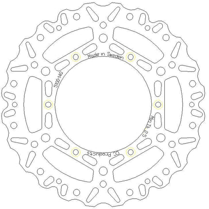 Disc Brake Front YZ Yzf Wrf, Cross-center Product 5100-140