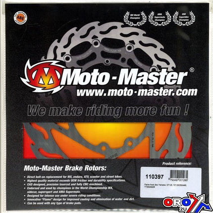 Disc Brake Front YZ Dt Tt Flam, Moto-master 110397 Yamaha