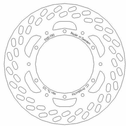 Disc Brake Frontktm 85-87, Cross-center Product 5100-198
