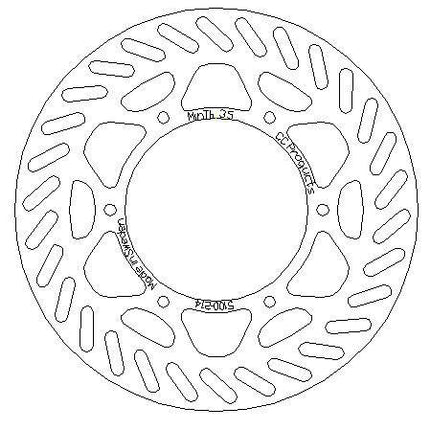 Disc Brake Rear KX Kdx OEM Cc, Cross-center Product 5100-214