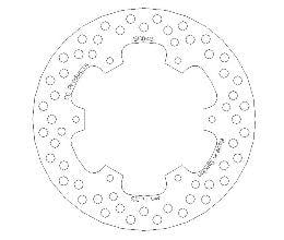 Disc Brake Rear RM Drz Cc, Cross-center Product 5100-42