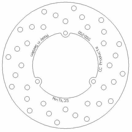 Disc Brake Rearktm 86-87, Cross-center Products 5100-200