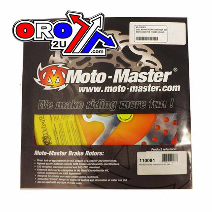 Disc Brake Rear Warrior 350, Moto-master 110081 Round