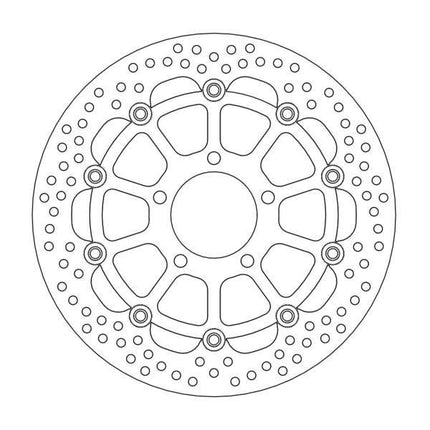 Disc Brake Front Suzuki, Moto-master 112134 Road, 40-579.HALO