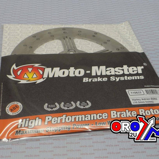 Disc Brake Rear Harley Adrian, Moto-master ,110633, Road, Mc