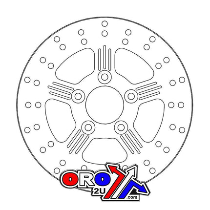 Disc Brake Rear Harley Adrian, Moto-master ,110634, Road, Mc