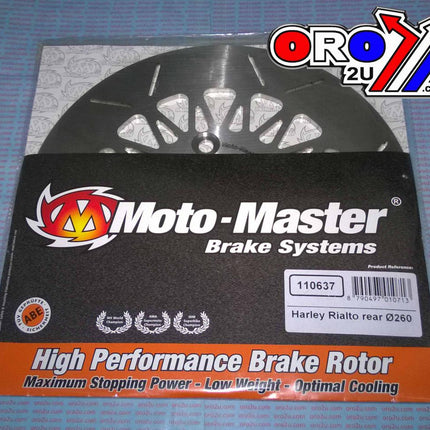 Disc Brake Rear Harley Rialto, Moto-master 110637, Road, Mc