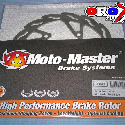Disc Brake Front RH Flame, Moto-master 110596 Ninja 300, Road, Mc