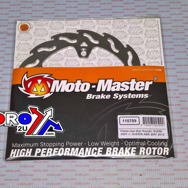 Disc Brake Rear Flame Sv 650, Moto-master 110709, Road, Mc