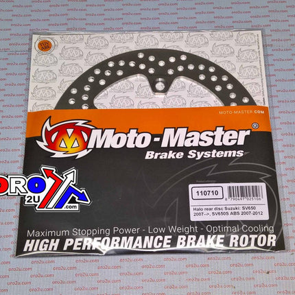 Disc Brake Rear Halo Sv 650, Moto-master 110710, Road, Mc
