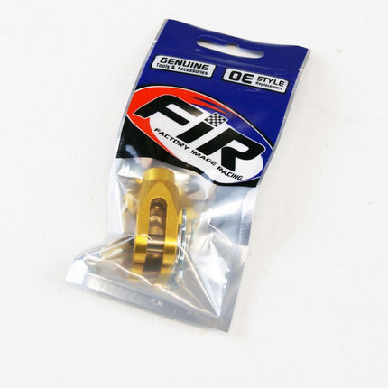 Brake Clevis Rear Gold CR CRF, FIR ASRBC-04, Cnc Alloy