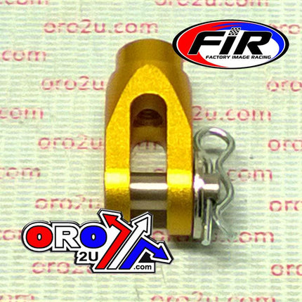 Brake Clevis Rear Gold CR CRF, FIR ASRBC-04, Cnc Alloy