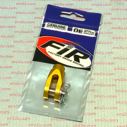 Brake Clevis Rear Gold CR CRF, FIR ASRBC-04, Cnc Alloy