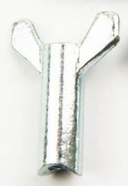 Wing Nut M6 Rear Brake, Split Pack