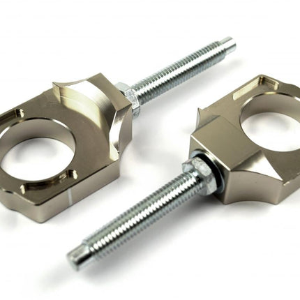 Axle Block & Bolt CR CRF Crfx, ASRAB-11 Titanium