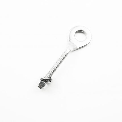 Chain Adjuster Wheel Puller 12mm Hole M6 Stud Steel Bpz Silver