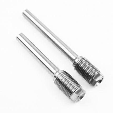 Brake Pin Set Stainless Steel 8mm Hex Head, Front And Rear 37mm 52mm