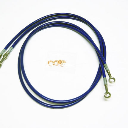 HOSE FRONT BRAKE 2/PART BLUE, 2003-06 Yamaha YFS200 Blaster
