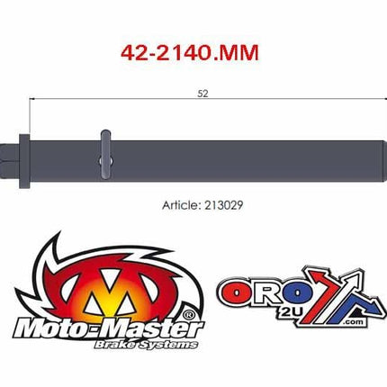Brake Pad Pin Front / Rear, Moto-master 213029