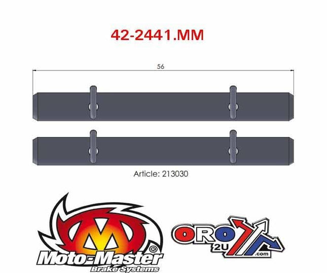 Brake Pad Pin Front, Moto-master 213030