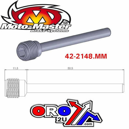 Brake Pad Pin Front / Rear, Moto-master 213037
