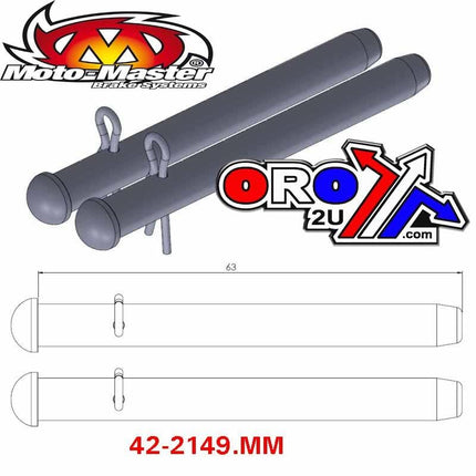 Brake Pad Pin Front, Moto-master 213038