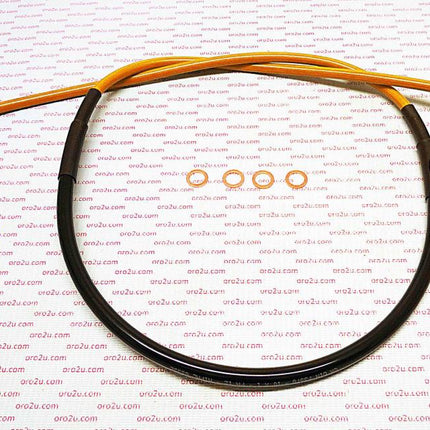 Hose Front Brake Orange / Blk KTM SX65 2002-2005