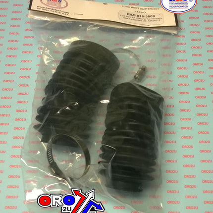 200mm Fork Boot Set Black, Hinkley T100 Bonneville Type., KS16-3009