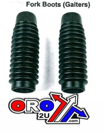 185mm Fork Boot Set Black, 51611-300-000 Honda Cb 70-76, KS16-3013