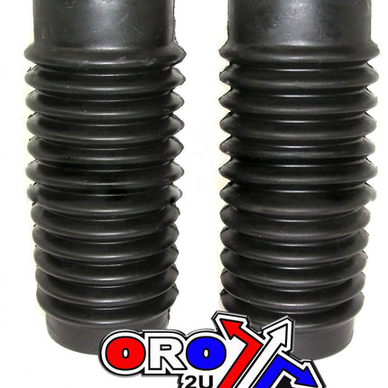 175mm Fork Boot Set Black, 97-3635, Truimph, Bsa, KS16-3008