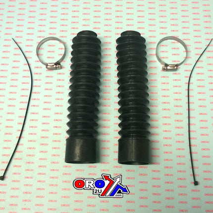 250mm Fork Boot Set Black