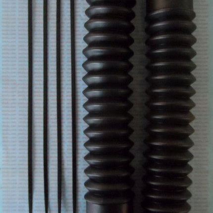 340mm Fork Gaiters Black, MC-04202BK
