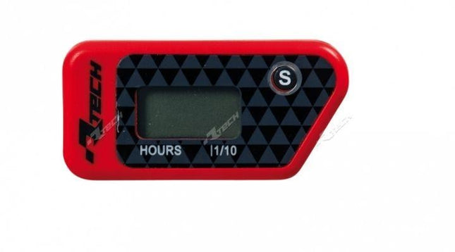 Wireless Hour Meter Red, Rtech R-HOURMT002RS, R-HOURMT002RS