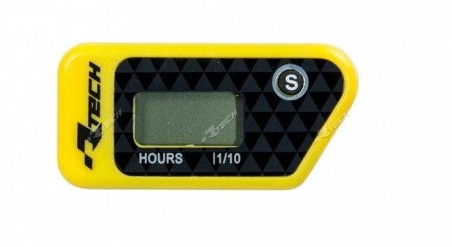 Wireless Hour Meter Yellow, Rtech R- HOURMT002GI, R-HOURMT002GI