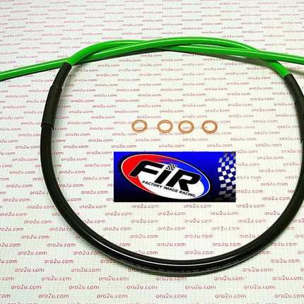 Hose Front Brake Green/grn, KX Kxf RM RMZ Rmx 250 450