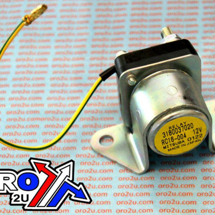 Solenoid Starter Relay Street, 31800-37020 31800-37021 Suzuki Gn, Gs, K&L 21-2992 Made in Japan.