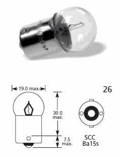 Bulb 12V 23W BA15S
