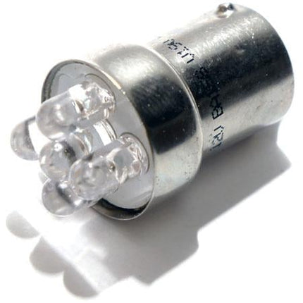 LED Light Bulb 12V White BA15S 5-LEDS LED207WT 1157 (pack Of 2)