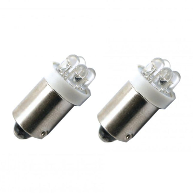 LED Light Bulb 12V White BA9S (pack Of 2)
